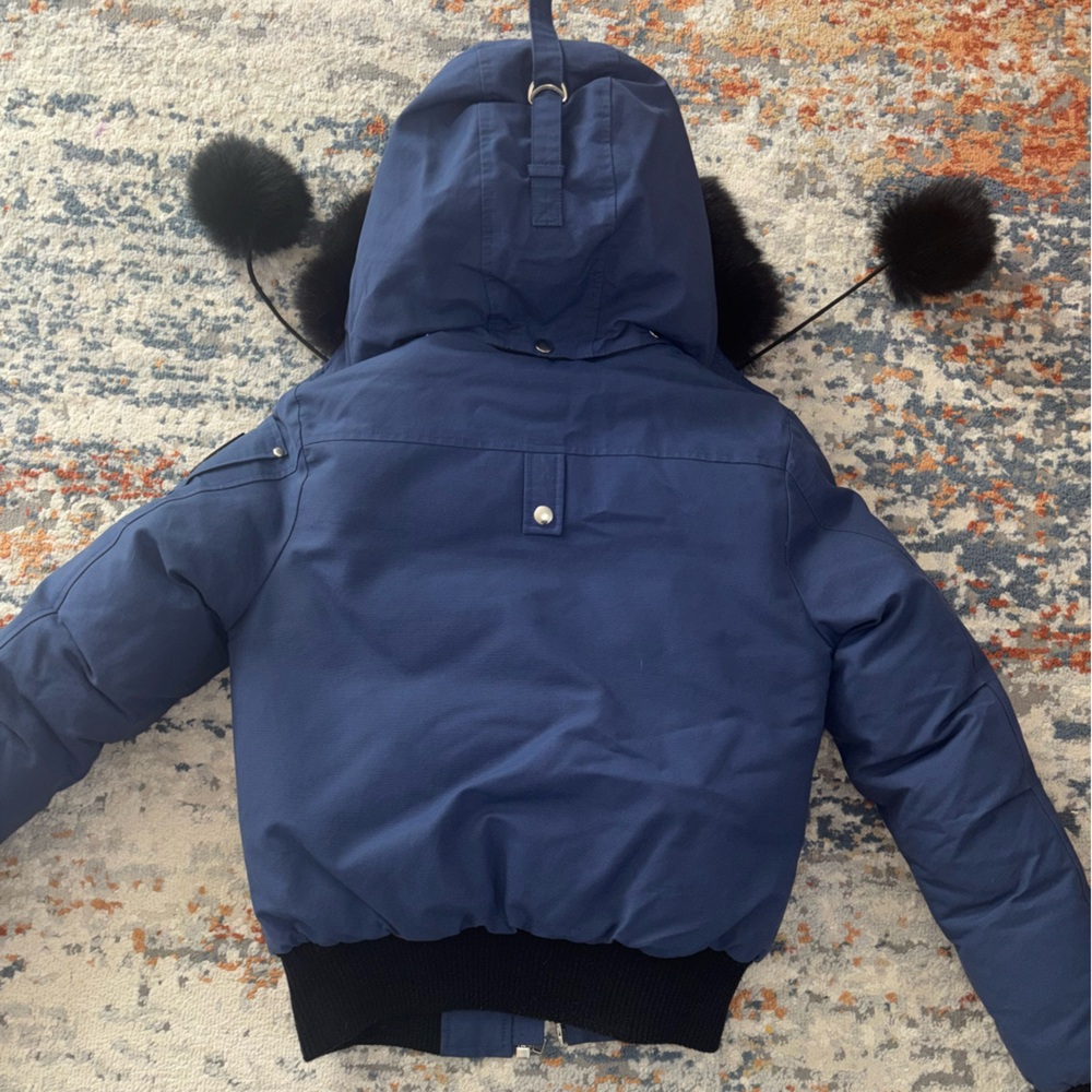 Moose Knuckles Blue and Black Jacket - Picture 2 of 6